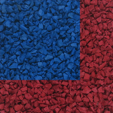 Крошка с красящими пигментами